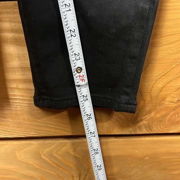 7 FOR ALL MANKIND The Ankle Skinny Jeans Women's 8P Black stretch streetwear Y2K - Picture 3 of 12